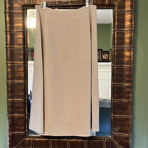 Talbots Full Length Linen Skirt